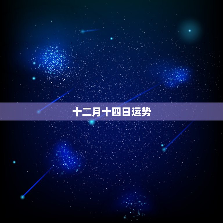 揭晓12月运势佼佼者