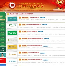 2024板材品牌排行榜