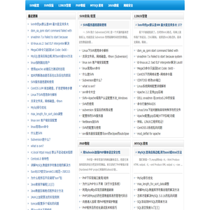 SVN配置与管理